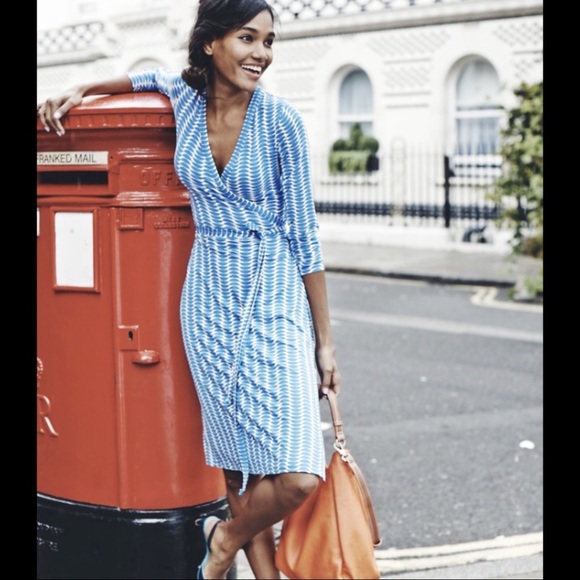 boden jersey wrap dress